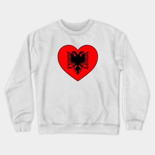 Heart - Albania _036 Crewneck Sweatshirt